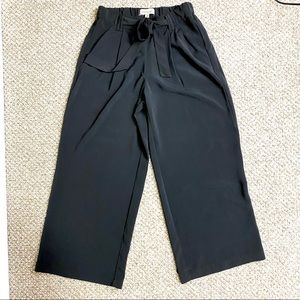 Philosophy 7/8 wide leg pant with pockets and belt